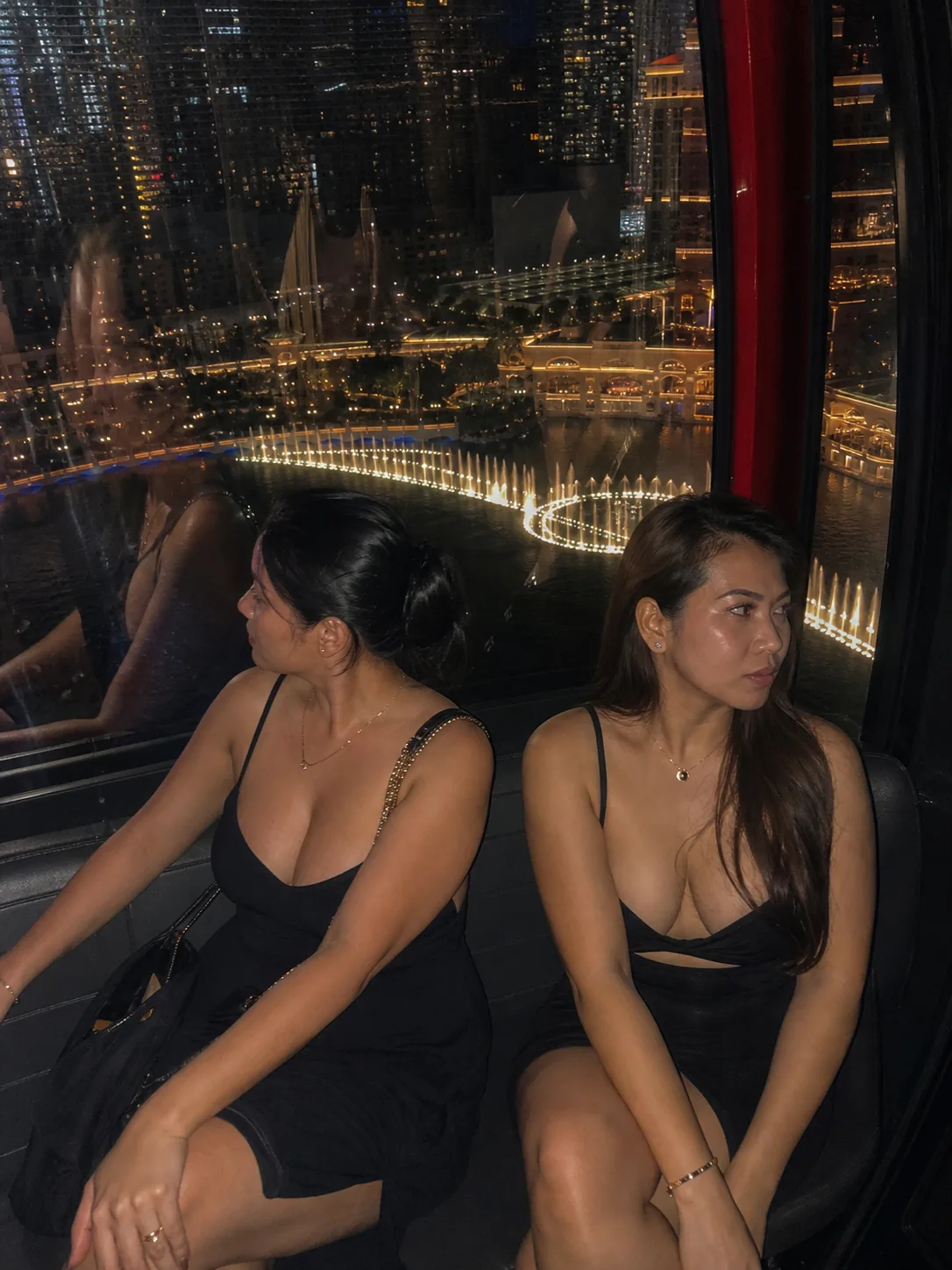 Wynn Palace SkyCab에서 본 퍼포먼스 레이크 야경
